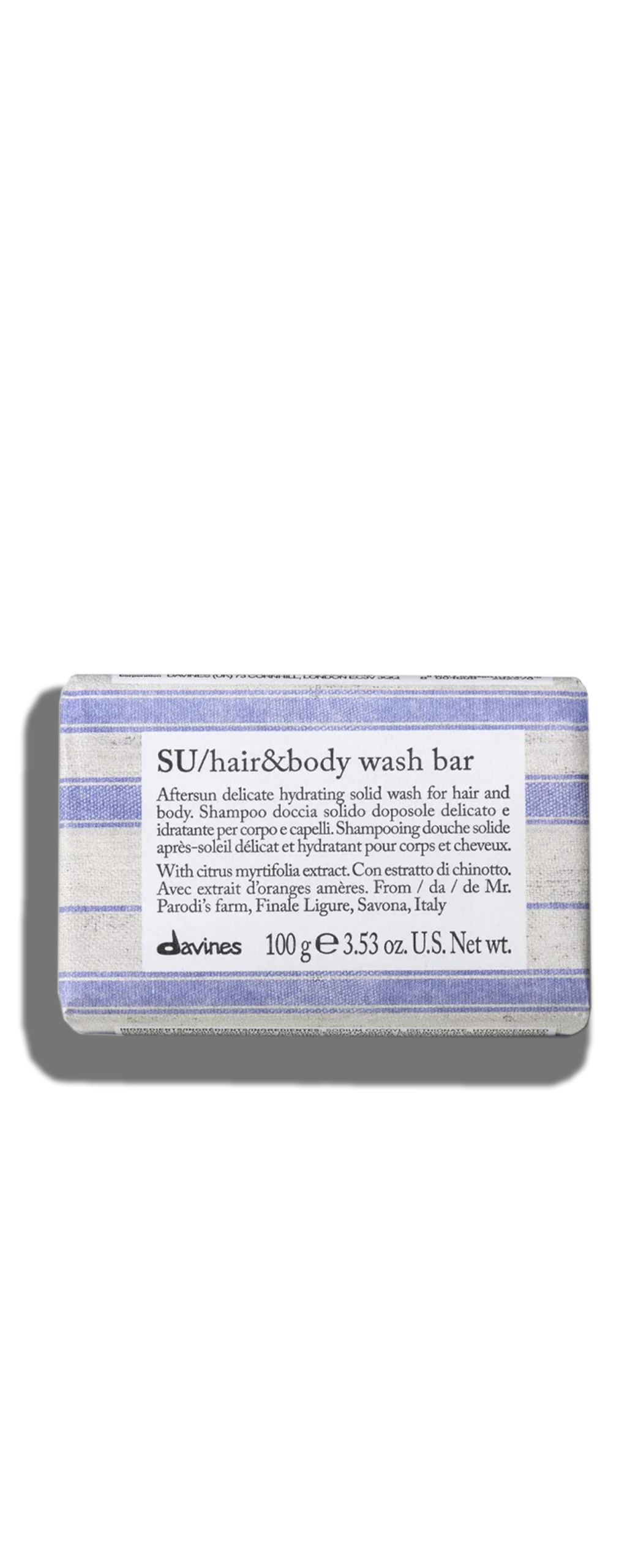 Davines SU Hair/Body wash bar 150ml